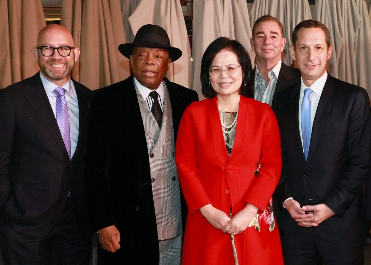 Photo at Dr. Jian Zhang's Retirement Reception. With Mayor Lurie, Mayor Brown