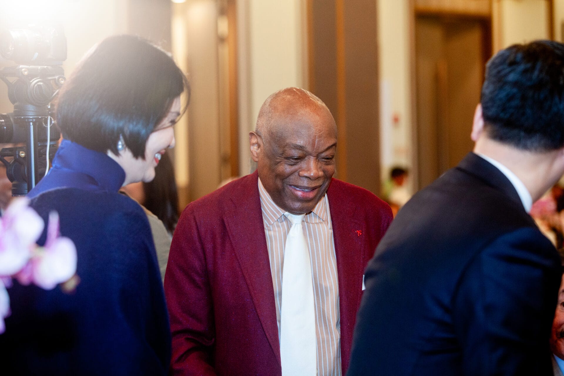 former SF Mayor Willie Brown at a formal event.