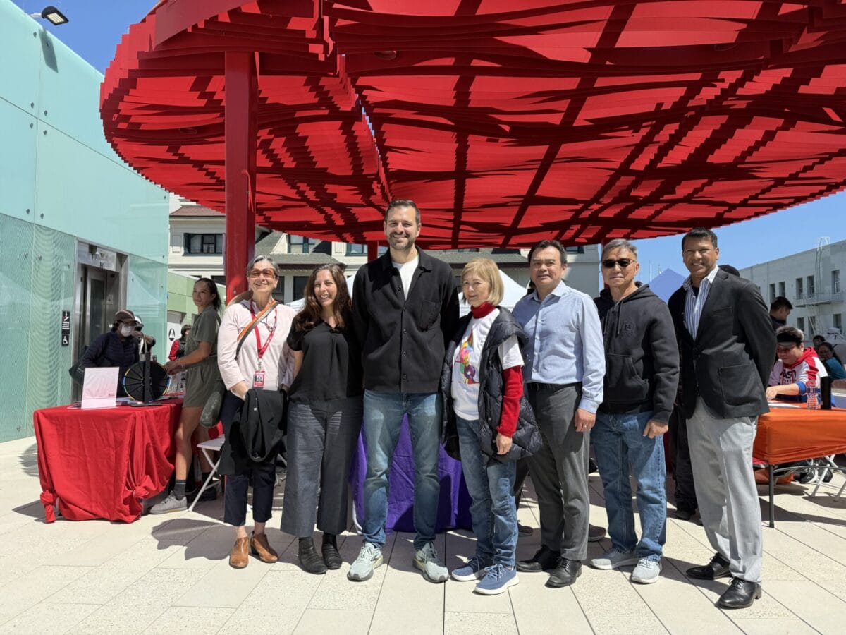 Group photo at Chinatown Wellness Festival 2026 with SFMTA and Sup Danny Sauter